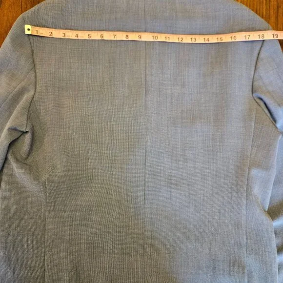 NWT Zara Men's Suit Jacket Blazer Blue - Picture 4 of 6